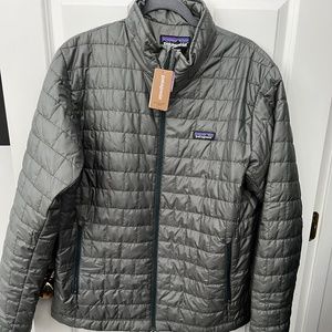 NWT Patagonia Nano Puff Jacket Color - Gray Size - Large